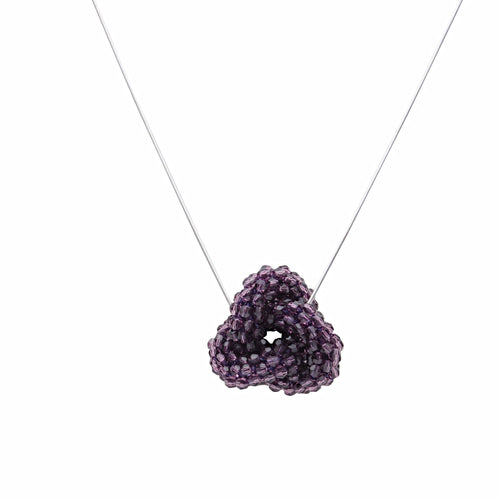 Amethyst Swarovski Crystal Love Knot - Therese Custom Designs