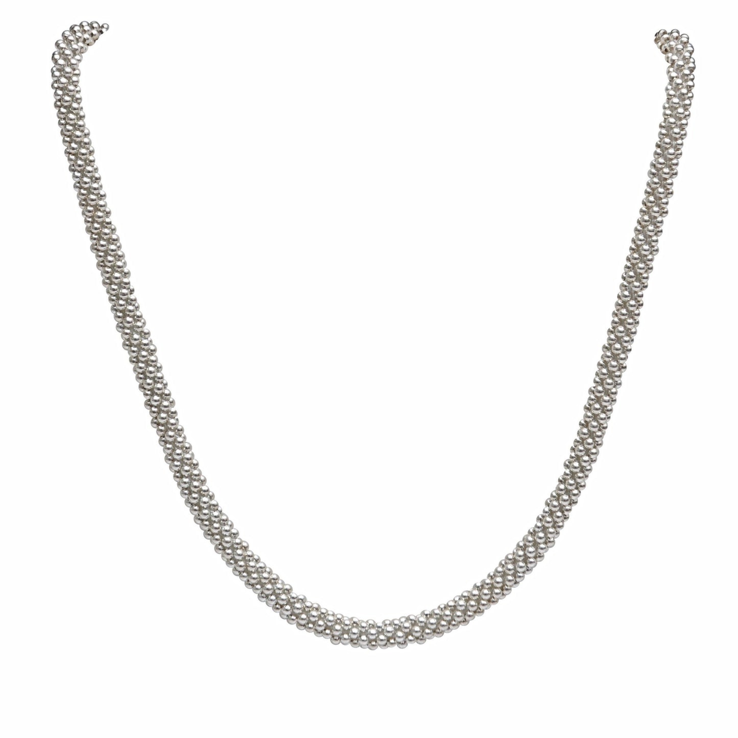 Sterling Silver Rope Necklace - Therese Custom Designs