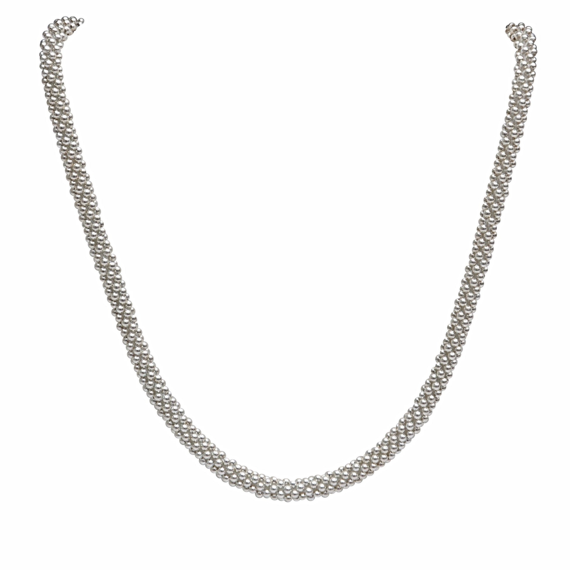 Sterling Silver Rope Necklace - Therese Custom Designs