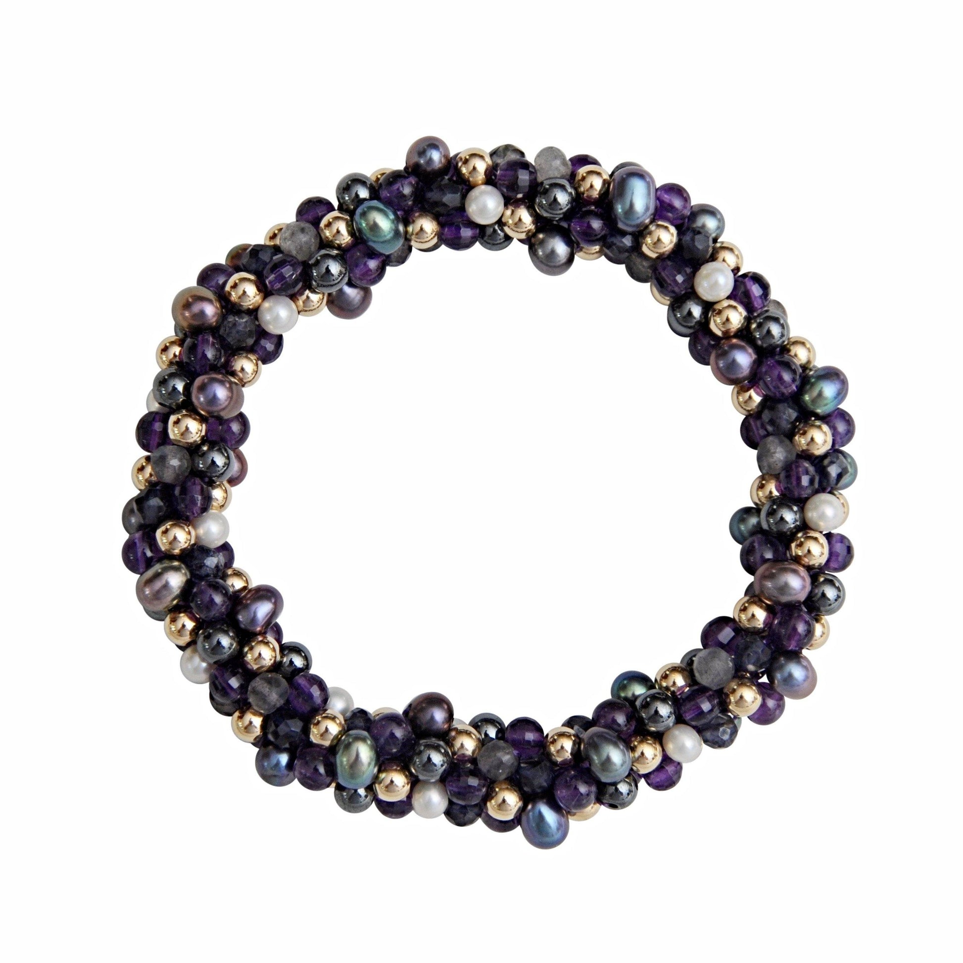 Purple Passion Rope Bracelet - Therese Custom Designs