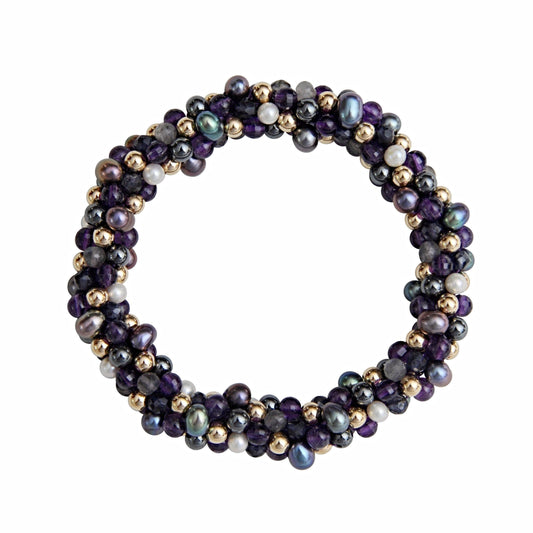 Purple Passion Rope Bracelet - Therese Custom Designs