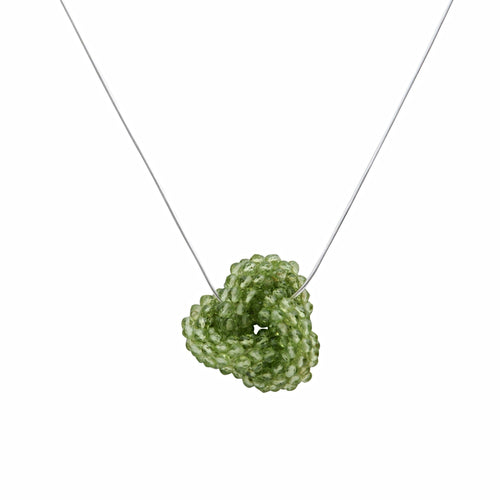 Peridot Love Knot - Therese Custom Designs