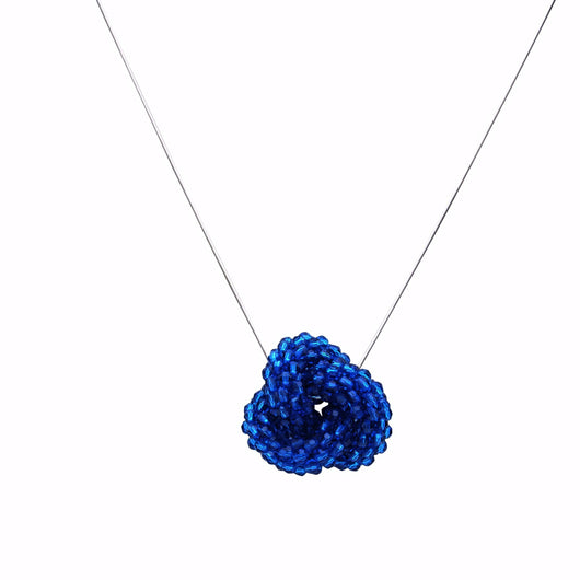 Sapphire Swarovski Crystal Love Knot - Therese Custom Designs