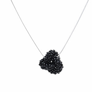 Black Swarovski Crystal Love Knot - Therese Custom Designs