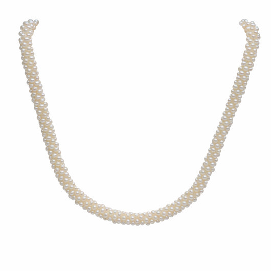 1960s Pearl Gold Rope Necklace | Israel Rose