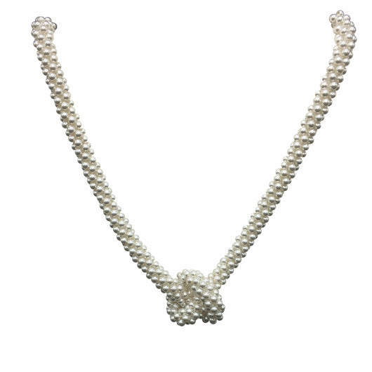 Fresh Water Pearl Knot Necklace - Therese Custom Designs