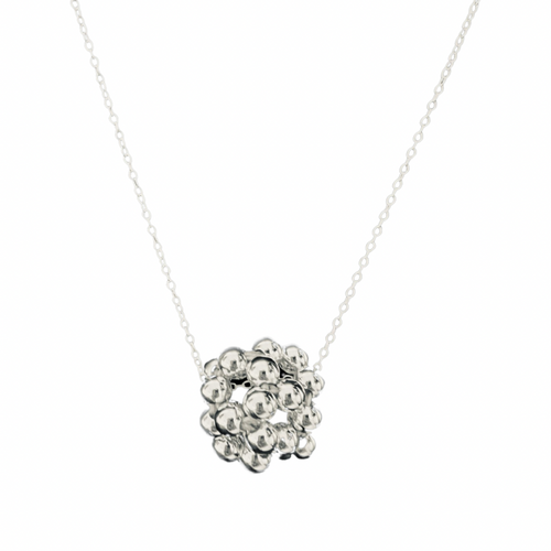 Belle Necklace in White Gold