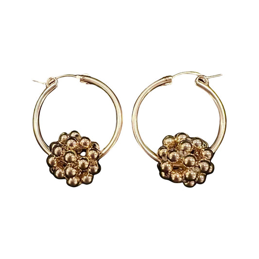 Yellow Gold Belle Earrings